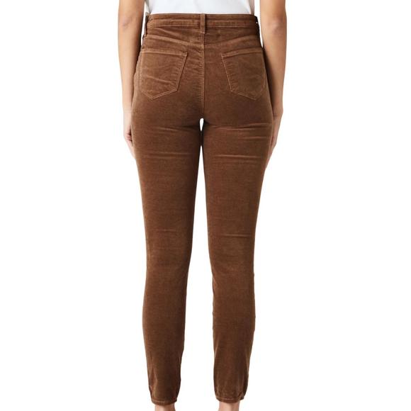 NEW L'AGENCE monique velvet jean in truffle - Picture 3 of 4